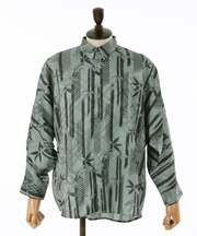 竹林PTドルマン長袖シャツ