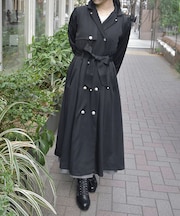 フード付トレンチコート