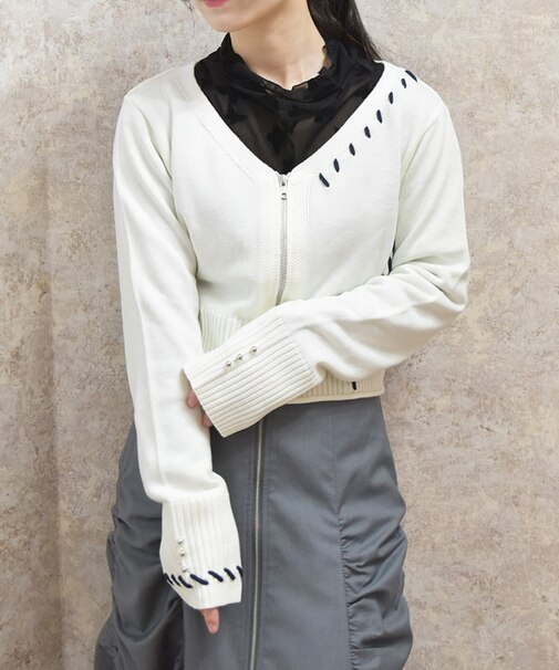 ジップ付ステッチショートＣＤ