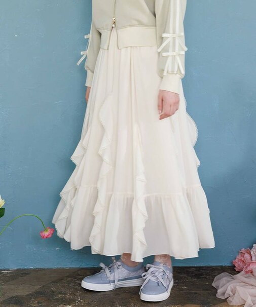 シフォン×ラッフルフリルＳＫ