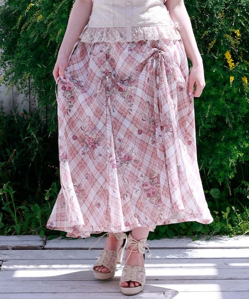 ロージーチェックドロストSK