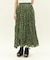 シワ加工チェック柄スカート