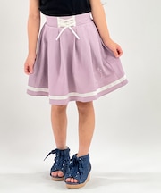 ハートローズ刺繍スカパン