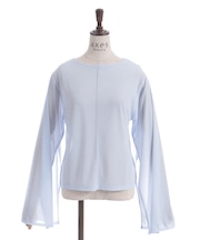 スリット袖シアートップス