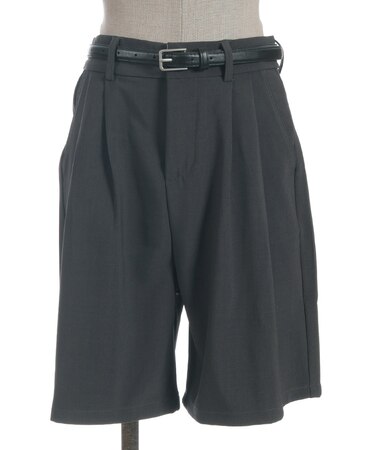 ベルト付ショートパンツ