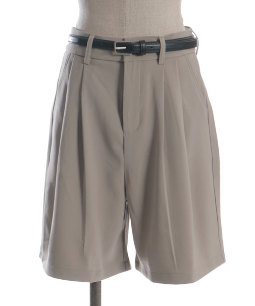 ベルト付ショートパンツ