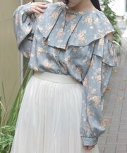 肩開きチョーカー風フリルＢＬ