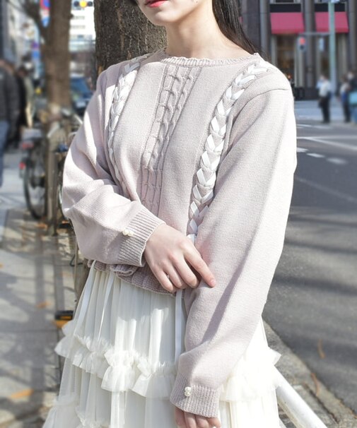 レースアップニットＰＯ