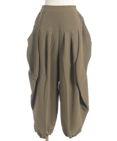 タック変形ビッグパンツ