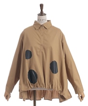 大ドットブラウス