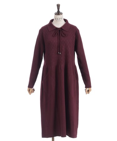 襟付きリボンニットＯＰ