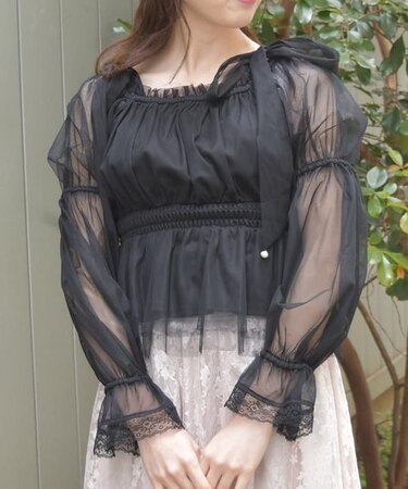 パール付リボンチュールＰＯ