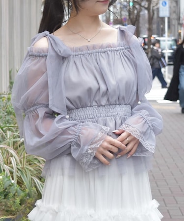 パール付リボンチュールＰＯ