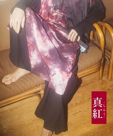 三世の契レイヤード袴パンツ