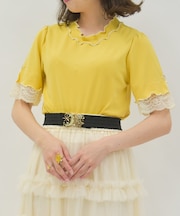 接触冷感袖レースメローＰＯ