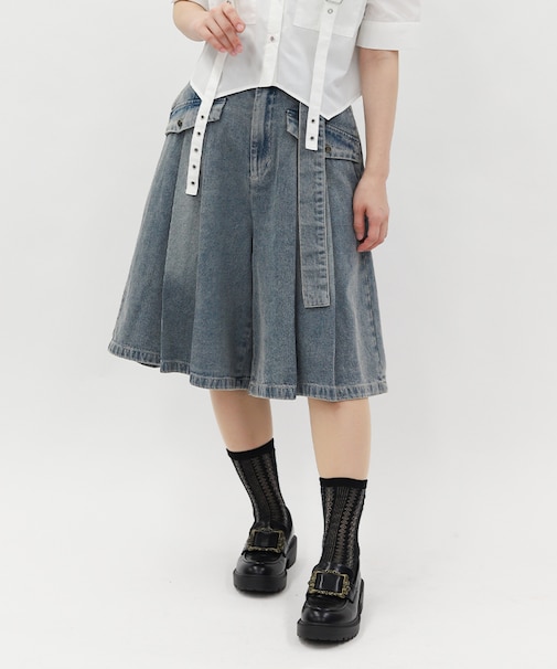 ワイドハーフパンツ