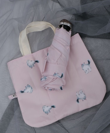 キャット柄晴雨兼用折傘