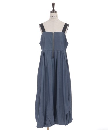 フロントジップジャンパースカート