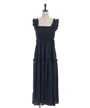 シャーリングキャミワンピース