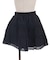 裾レースフレアミニスカート