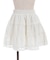 裾レースフレアミニスカート