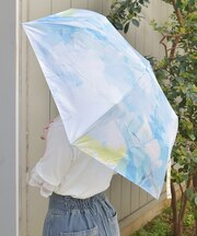 グラデーションアート柄折傘
