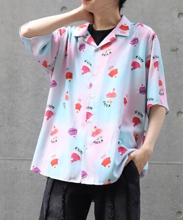 ゼリープリントアロハシャツ