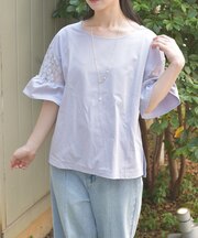 接触冷感レース切替袖ＰＯ