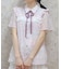 花柄フリルシアーブラウス