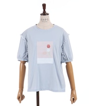 お花プリントＴシャツ
