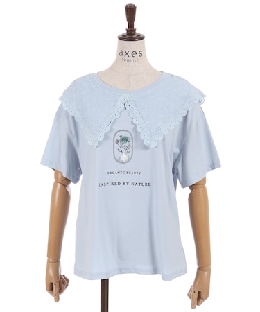 ビック襟Tシャツ