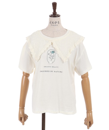 ビック襟Tシャツ