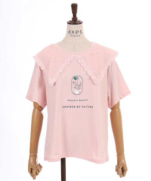 ビック襟Tシャツ