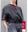 彼岸花刺繍半袖Ｔシャツ
