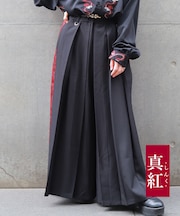 ジャガード切替袴パンツ