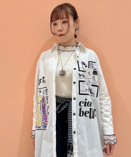 プリントチュニック丈ＢＬ