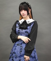 クロス刺繍ビッグ襟ＢＬ