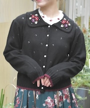 フラワーリボン刺繍ニットＣＤ
