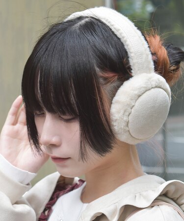 ２トーン折りたたみイヤーマフ