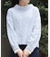 編み上げモールヤーンニット