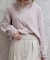 編み上げモールヤーンニット