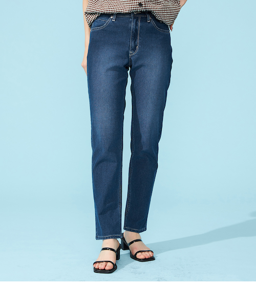 HAU (ハウ) テーパードデニムパンツ 36 インディゴブルー HAU（ハウ）｜denim pants 