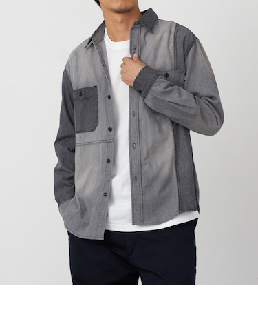 デニムシャツ【長袖】