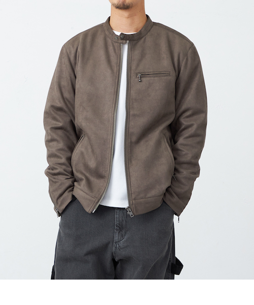 フェイクスウェードシングルジャケット｜エドウインのアウトレット通販