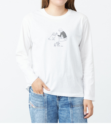 プリントロングTシャツ