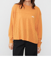 カレッジプリントTシャツ 長袖