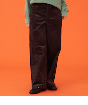 コーデュロイワイドパンツ