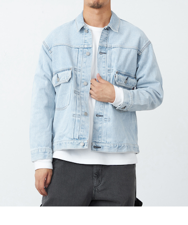 オーバーサイズデニムジャケット