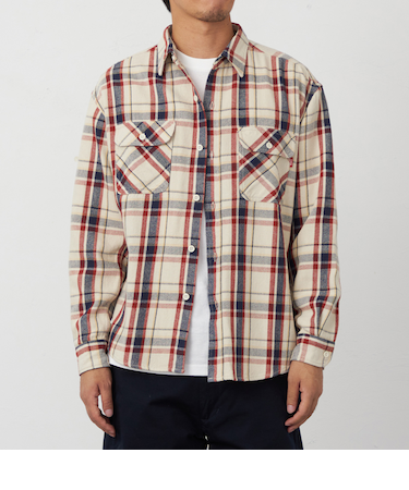 チェックシャツ【長袖】