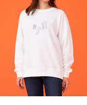 ハンドライティングスウェット